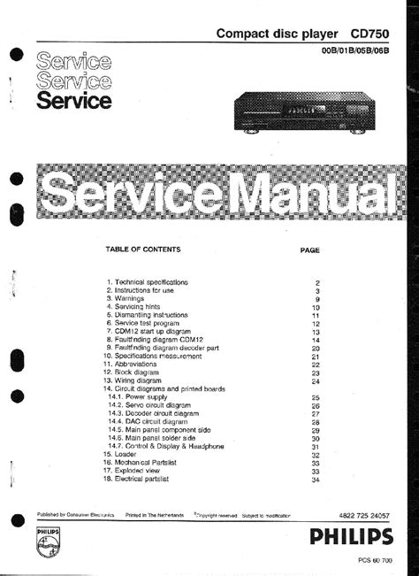 Service Manuals and Schematics: repair information for .